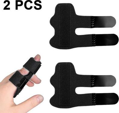 2x Fingerschiene Snap-Verschluss - für gebrochene Finger
