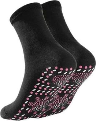 Selbstheizende Magnet-Socken Turmalin - Wärmesocken Massage