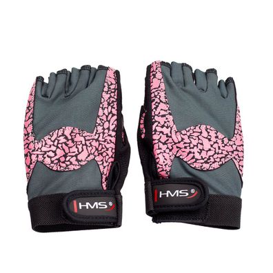 HMS RST03 Damen Kraftsport Handschuhe Größe L Training Gym Leder Mesh