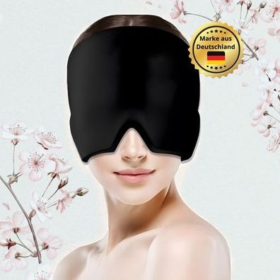 Feelvit Anti-Migräne Maske Schwarz - Wärme-Kältetherapie