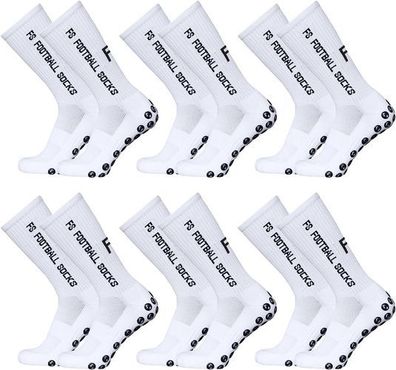 6 Paar Fußballsocken Gr. 39-46 - Sportstrümpfe rutschfest