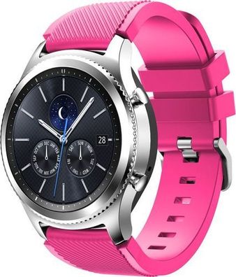 Uhrenarmband Silikon Pink 22mm - für Galaxy Watch 3 & Huawei GT