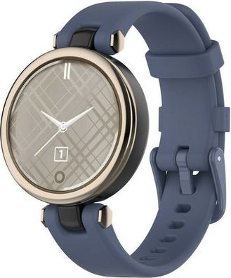 Strap-it Silikonarmband Blaugrau - für Garmin Lily