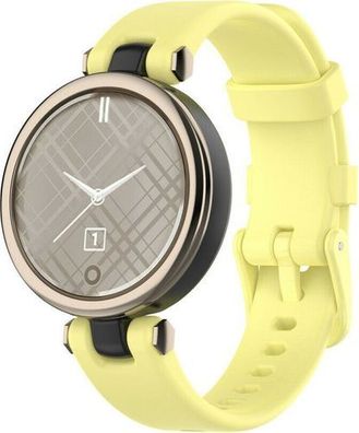 Strap-it Silikonarmband Gelb - für Garmin Lily