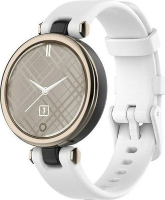Strap-it Silikonarmband Weiß - für Garmin Lily