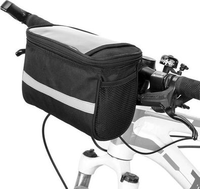 Lixada Fahrrad-Lenkertasche isoliert Schwarz Gr. S - Kühltasche
