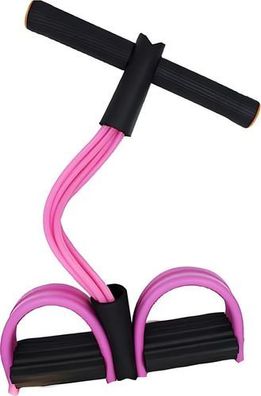 Sit-Up Pedal Widerstandsband 6-Rohr - Yoga Trainer mit Griff