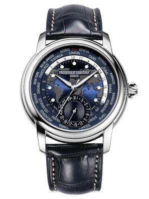 Frederique Constant – Mann – FC-718NWM4H6 – Manufacture Worldtimer 42 mm GMT-Datum; B