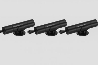 3x Auto Sicherheitshammer Schwarz Upgrade - Fensterbrecher