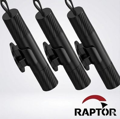 3x Premium Auto Sicherheitshammer Schwarz - Fensterbrecher