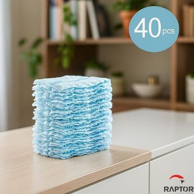 40x Ersatztücher für Swiffer Staubmagnet Blau - Staubfangtücher