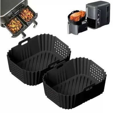 2x Silikonform 21x14x8cm - für Ninja SL400EU Heißluftfritteuse