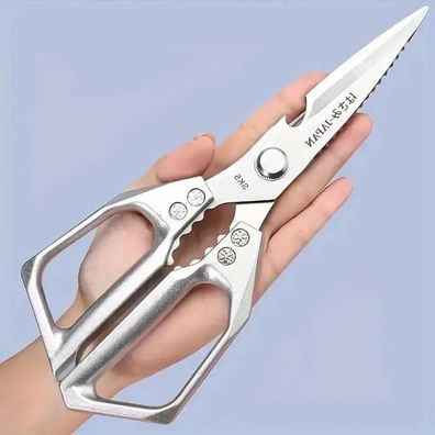 Geflügelschere 4-in-1 Edelstahl - Küchenschere multifunktional