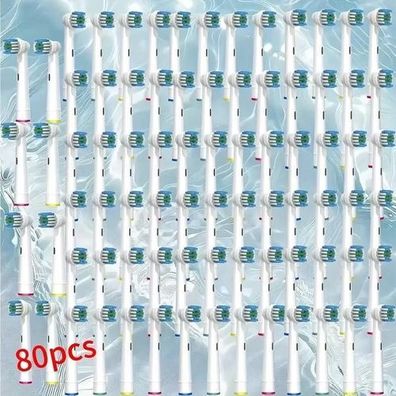 80x Aufsteckbürsten für Oral-B - Ersatzbürsten Zahnpflege