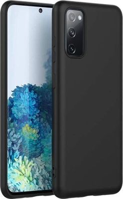 Silikon Hülle Samsung Galaxy S20 FE Matt Schwarz - Backcover
