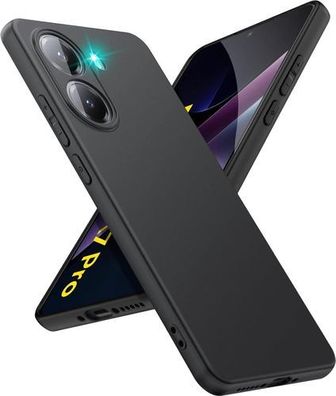 Silikon Hülle Xiaomi Poco X7 Pro Matt Schwarz - Backcover