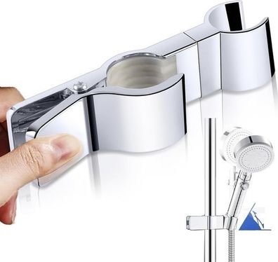 Duschkopfhalterung verstellbar 45° - Brausehalter ohne Bohren