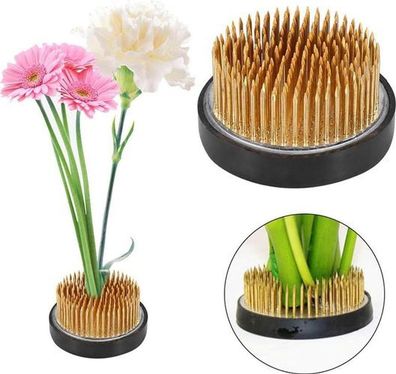 4x Blumenstecker Set Kenzan - Steckhilfe Ikebana Floristik