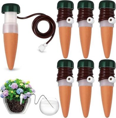 6x Wasserspender Zimmerpflanzen - automatische Bewässerung Balkon
