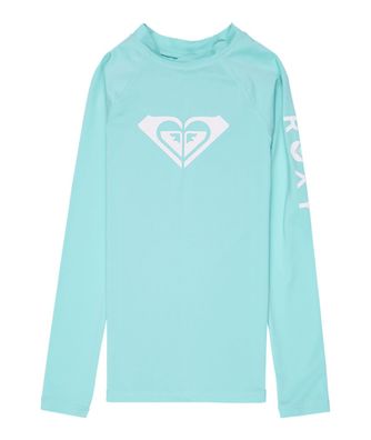 ROXY Kids UV Shirt Whole Hearted aqua splash - Größe: 6 (116)