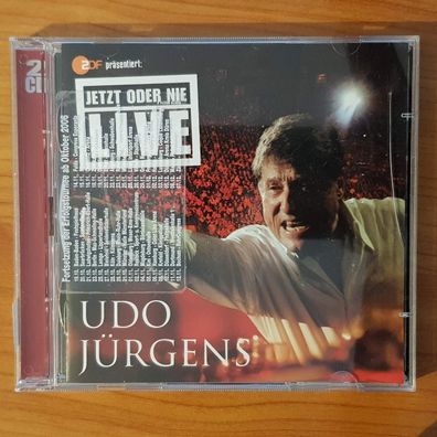 UDO Jürgens jetzt oder nie - live NM/EX (Doppel-CD, Schlager, Ariola, 2006)
