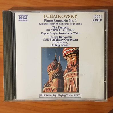 JOSEPH Banowetz tschaikovsky piano concerto no. 1 / the tempest EX/EX (CD Album)