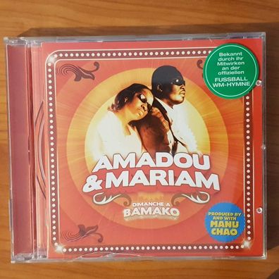 AMADOU & MARIAM dimanche à bamako EX/EX (CD Album, World, Radio Bemba, 2004)