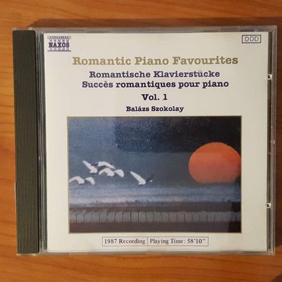 BALÁZS Szokolay romantic piano favourites vol. 1 VG+/VG+ (CD Album, Classical)