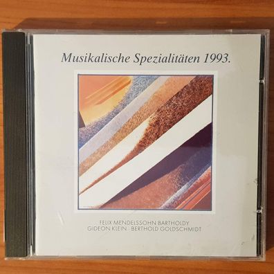 Various th. goldschmidt ag musikalische spezialitäten 1993 EX/EX (CD Album)
