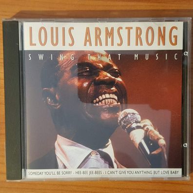 LOUIS Armstrong swing that music VG/VG+ (CD Album, Jazz, Wise Buy, 1996)