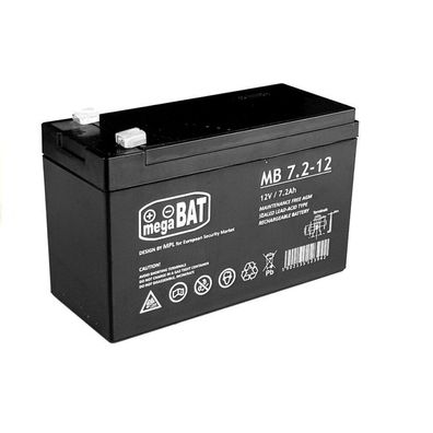 LeanToys AGM-Bleiakku 12 V 7,2 Ah für Elektroauto und Kinderfahrzeug