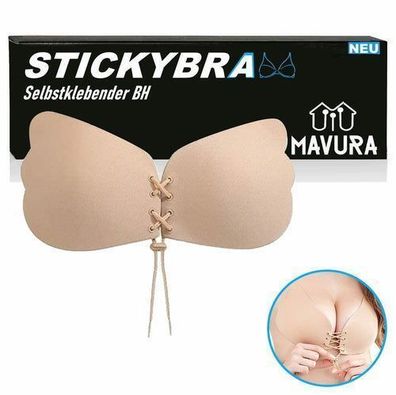 Stickybra Silikon Klebe BH Push UP trägerlos selbstklebend rückenfrei Abiball