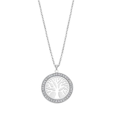 Steel necklace tree of life Rainbow LS2181-1 / 1