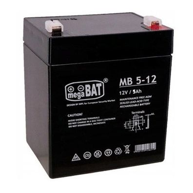 LeanToys AGM Bleiakku 12 V 5 Ah für Elektroauto und Kinderfahrzeug