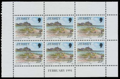 JERSEY Heftchenblatt Nr HB 0-59 FEB91 postfrisch XAFB336