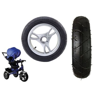 LeanToys Vorderrad aus Kunststoff mit aufpumpbarem Gummireifen PRO600