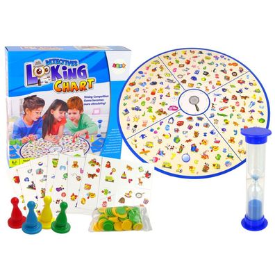 LeanToys Detektiv Brettspiel für Spürnasen und Sucher