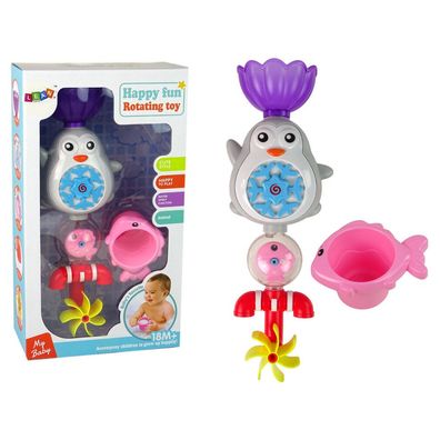 LeanToys Badespielzeug Pingwin für Kinder