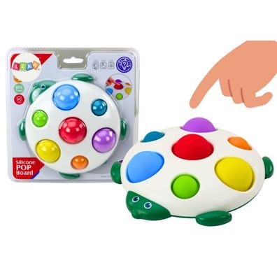 LeanToys sensorisches Lernspielzeug Pop-It Tafel mit Noppen für Kinder