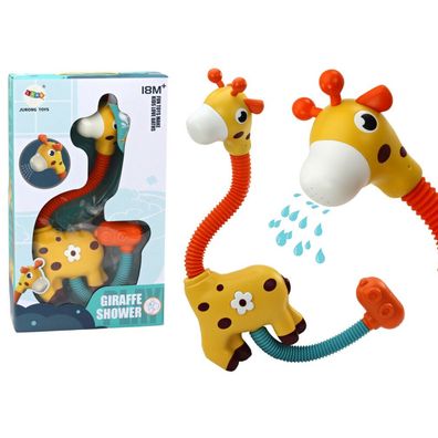 LeanToys Badespielzeug Dusche und Sprinkler Giraffe Gelb