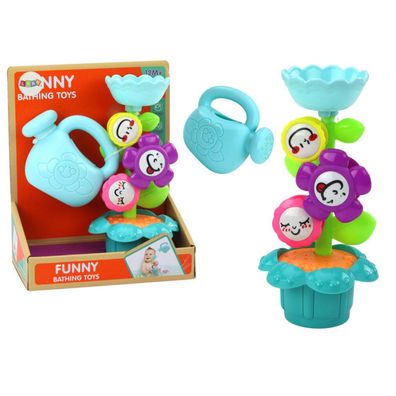 LeanToys Kwiatuszki mit Gießkanne für die Badewanne Bade-Spielzeug Blumen