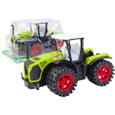 Traktor mit Friktionsantrieb Grün Großer Landwirtschaftlicher Spielzeugtraktor