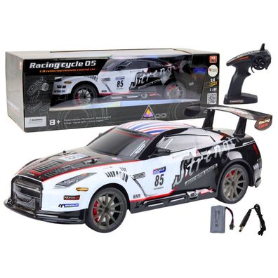 LeanToys ferngesteuertes Sportauto RC 1:8 mit Lichtern und Geräuschen