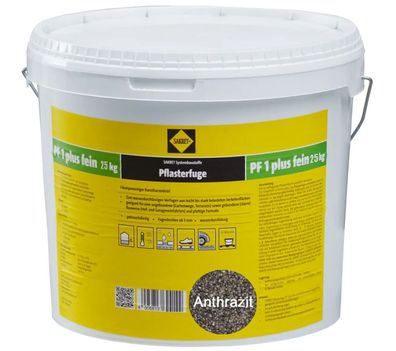 Sakret Pflasterfugenmörtel PF 1 plus fein 25 kg | Farbe: anthrazit
