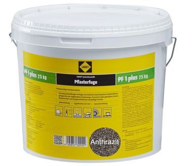 Sakret Pflasterfugenmörtel PF 1 plus 25 kg | Farbe: anthrazit