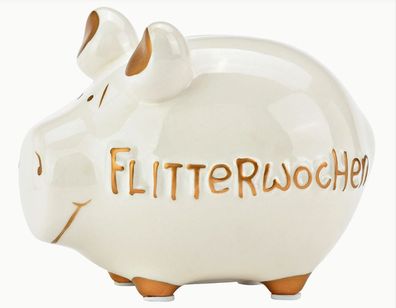 Sparschwein Company Spardose "Flitterwochen" | Keramik B12xH9xT9