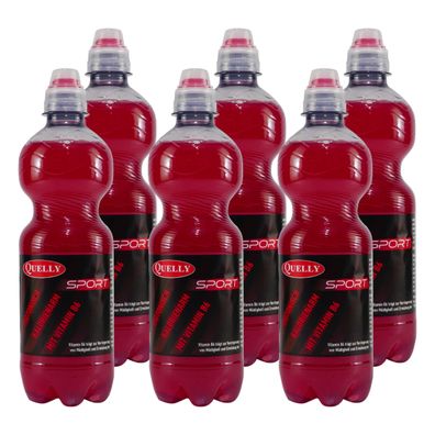 Quelly Sportgetränk Kirsche (6 x 0,5L) EINWEG
