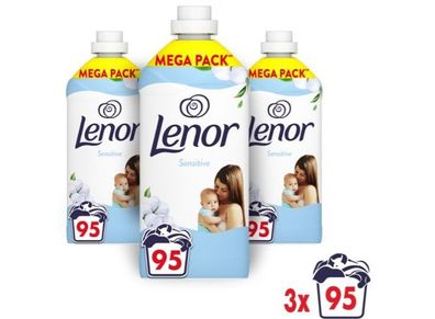 Lenor Sensitive Weichspüler 285 Waschgänge 3x1995ml