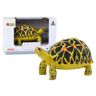 LeanToys Sammlerfigur Gelbe Schwarze Eidechse A