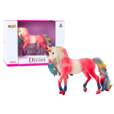 LeanToys Sammelfigur Großes rosa Einhorn 11 cm
